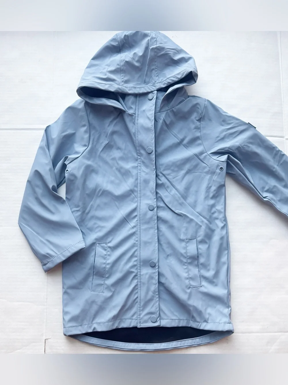 Hunter New Boys Water Resistant Long Hooded Rain Jacket Size 10Y NWT